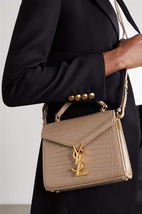 ysl small cassandra croc|Guide to YSL Cassandra Bag & Review of Mini Tweed .